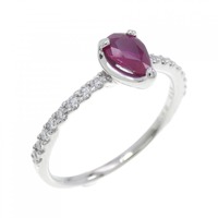 【新品】PT ルビー リング 0.40CT