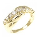 K18YG ダイヤモンド リング 0.50CT