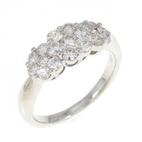PT フラワー ダイヤモンド リング 1.00CT