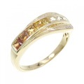K18YG サファイヤ リング 0.60CT