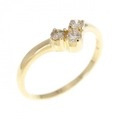 K18YG ダイヤモンド リング 0.15CT