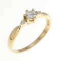 K18YG ダイヤモンド リング 0.20CT