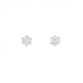 【新品】PT ダイヤモンド ピアス 0.516CT 0.512CT F SI2 Good