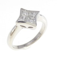 PT ダイヤモンド リング 0.84CT