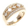 K18PG ダイヤモンド リング 1.00CT