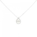 K18WG ダイヤモンド ネックレス 0.22CT