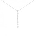 K18WG ダイヤモンド ネックレス 0.50CT