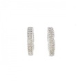 K18WG ダイヤモンド ピアス 0.62CT