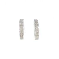 K18WG ダイヤモンド ピアス 0.62CT