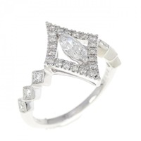 K18WG ダイヤモンド リング 0.23CT