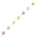 K18YG ハート サファイヤ ブレスレット 5.00CT