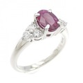 PT ルビー リング 0.86CT