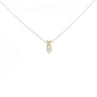 【新品】K18YG ダイヤモンド ネックレス 0.115CT