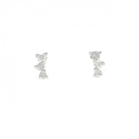 K18WG ダイヤモンド ピアス 0.30CT