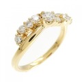 K18YG ダイヤモンド リング 0.34CT