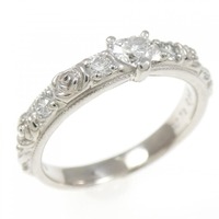 PT ハート ダイヤモンド リング 0.172CT