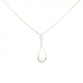 K18PG ダイヤモンド ネックレス 0.29CT