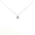 K18WG ダイヤモンド ネックレス 0.10CT