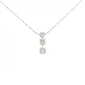 K18WG ダイヤモンド ネックレス 0.50CT