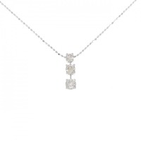 K18WG ダイヤモンド ネックレス 0.50CT