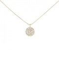 K18YG ダイヤモンド ネックレス 0.35CT