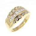 K18YG ダイヤモンド リング 0.84CT