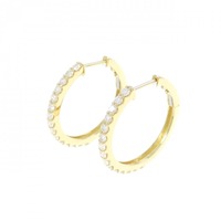 【新品】K18YG ダイヤモンド ピアス 0.804CT