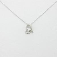 【リメイク】K18WG ハート ダイヤモンドネックレス30％引き