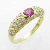 K18YG ルビーリング20％引き