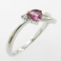 K18WG トルマリンリング