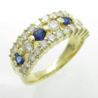 K18YG サファイヤリング