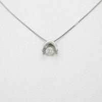 【新品】プラチナダイヤモンドネックレス 0．176ct・F・SI2・VERYGOOD20％引き