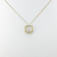 K18YG／PT ダイヤモンドネックレス20％引き