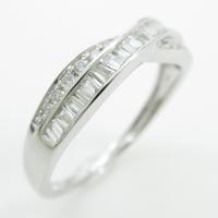 K18WG ダイヤモンドリング