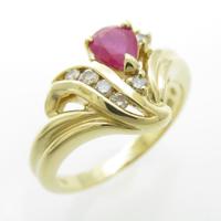 K18YG ルビーリング