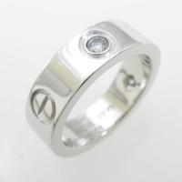 カルティエ ラブリング ハーフダイヤ