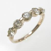 K18PG ダイヤモンドリング