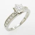 プラチナダイヤモンドリング 0．526ct・F・VS1・EXT