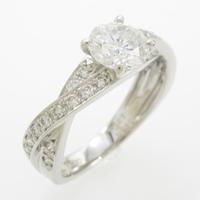 【リメイク】プラチナダイヤモンドリング 1．027ct・F・VS2・GOOD