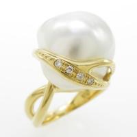 K18YG シロチョウパールリング20％引き