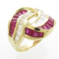 K18YG ルビーリング20％引き