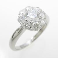 PT フラワー ダイヤモンドリング