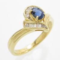 K18YG サファイヤリング