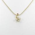 K18YG／750YG クローバー ルビーネックレス30％引き