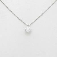 【リメイク】プラチナダイヤモンドネックレス 0．828ct・I・SI1・VERYGOOD
