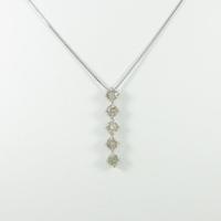 K18WG ダイヤモンドネックレス20％引き