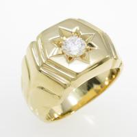 K18YG ダイヤモンドリング