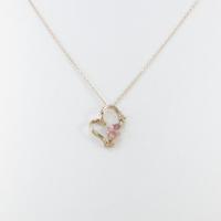 サマンサティアラ ハート カラーストーンネックレス