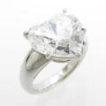 プラチナダイヤモンドリング 5．043ct・E・VS2・ハートシェイプ