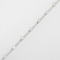 K18WG ダイヤモンドブレスレット20％引き